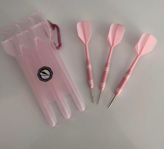 Set Pink Brass Darts